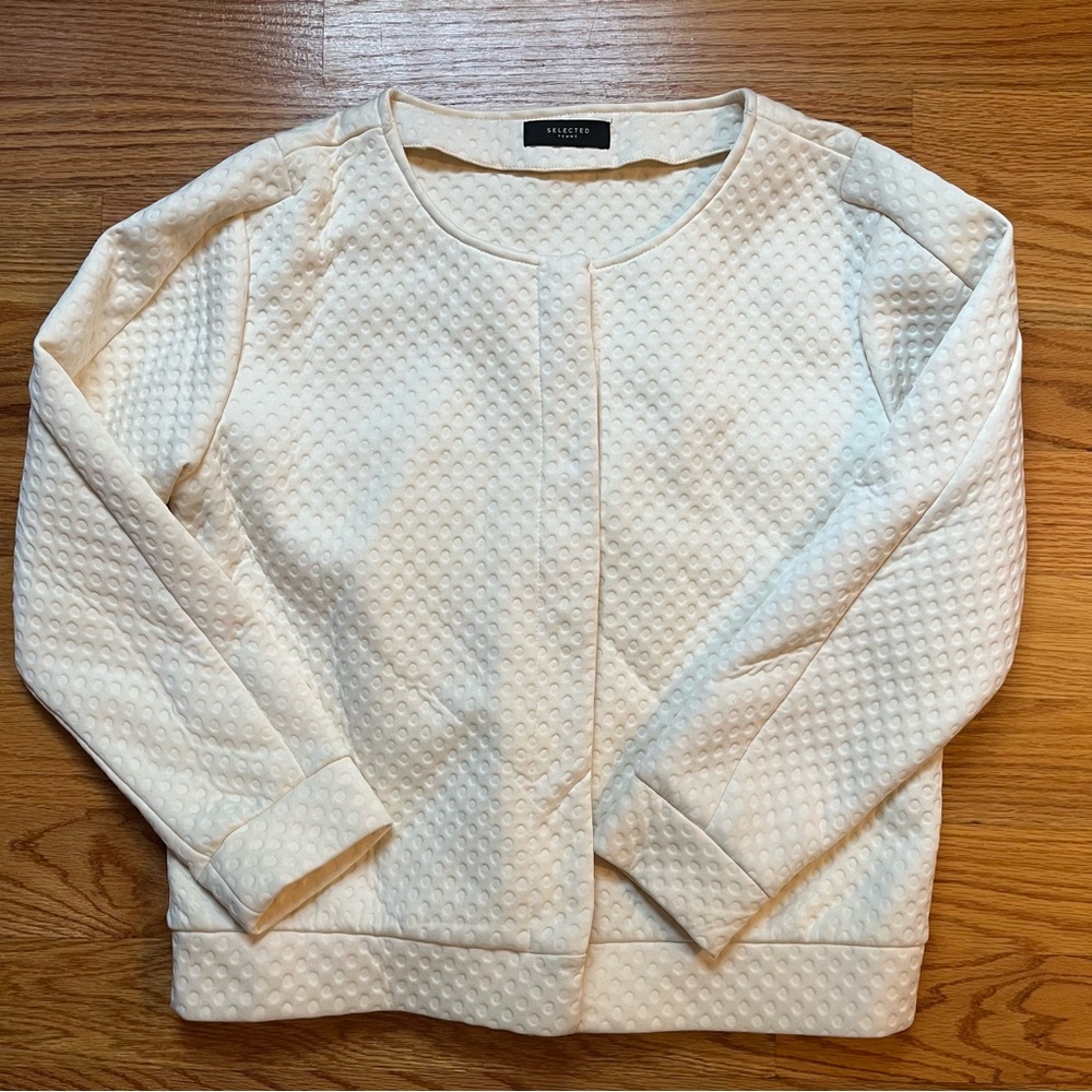 Selected Femme Sono cream jacket size large